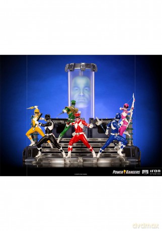 IronStudios - Mighty Morphin Power Rangers: BDS 1:10 Art Scale Statue (Black Ranger) [FIGURKA]