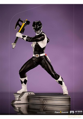 IronStudios - Mighty Morphin Power Rangers: BDS 1:10 Art Scale Statue (Black Ranger) [FIGURKA]