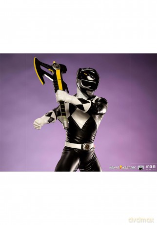 IronStudios - Mighty Morphin Power Rangers: BDS 1:10 Art Scale Statue (Black Ranger) [FIGURKA]