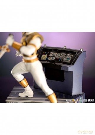IronStudios - Mighty Morphin Power Rangers: BDS 1:10 Art Scale Statue (White Ranger) [FIGURKA]