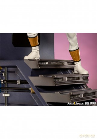 IronStudios - Mighty Morphin Power Rangers: BDS 1:10 Art Scale Statue (White Ranger) [FIGURKA]