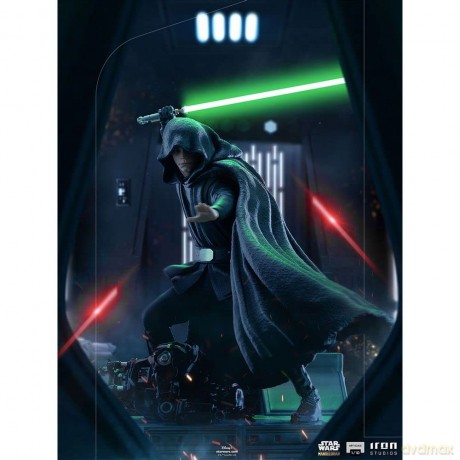 IronStudios - Star Wars The Mandalorian: BDS 1:10 Art Scale Statue (Luke Skywalker Combat Version) [FIGURKA]