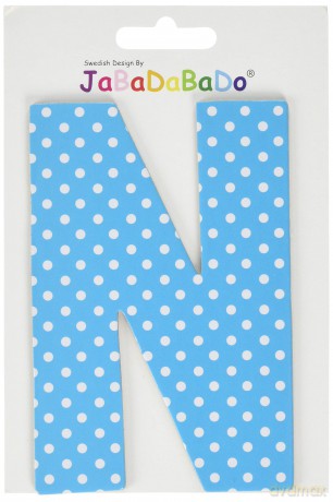 JABADABAD letter N A5013,Multi colour