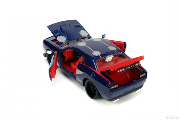 Jada - Marvel Thor Dodge Challenger 1:24 with Thor Figure Die-Cast