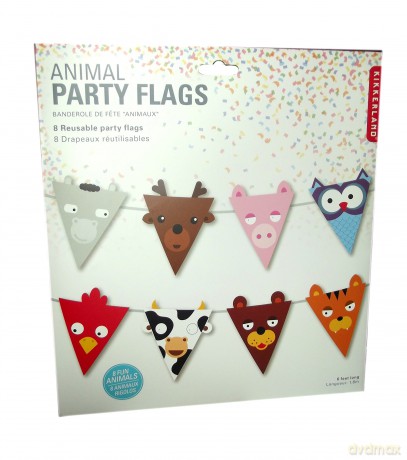 Kikkerland Animals Party Flag