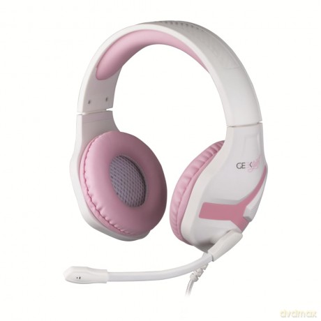 Konix Geek Girl Crystal Gaming Headset (White/Pink) [GRA PS4]