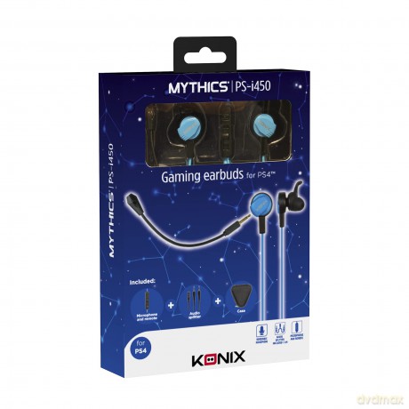 Konix PS-1450 Playstation Gaming EarBuds [GRA PS4]