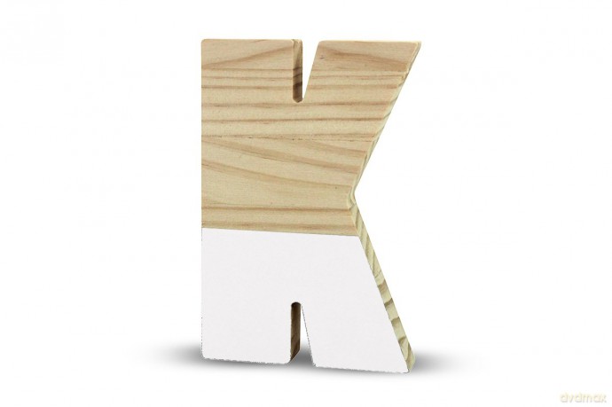 La Lluna0208000-K K Semi-Lacquered Pine Letter