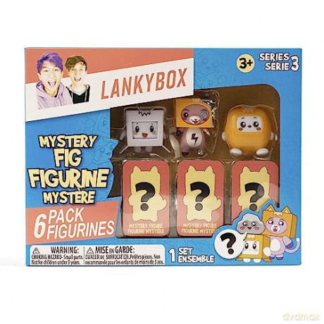 Lankybox - Mini Mystery Figures 6-pack Series 3