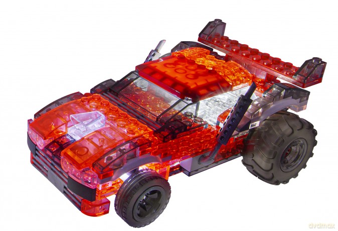 Laser Pegs Multi Models - 4-in-1 Red Racer