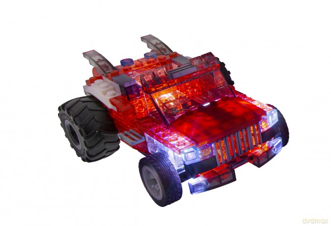 Laser Pegs Multi Models - 4-in-1 Red Racer