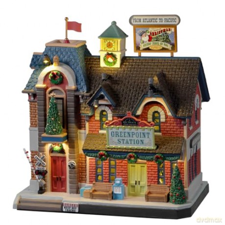 Lemax - Caddington Village - Lighted Building: Greenpoint Railroad Station - (25866-UK)