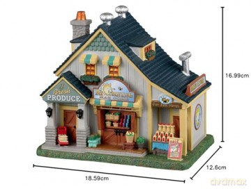 Lemax - Caddington Village - Lighted Building: Morning Has Come Market - (35056)