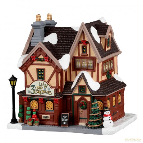 Lemax - Caddington Village - Lighted Building: The 3 Crowns Inn - (35043)