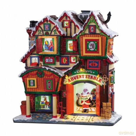 Lemax - Christmas Village - Facade Accessory: Dasher's Advent Stable - (95569)