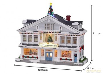 Lemax - Norman Rockwell - Lighted Buildings: Nejaime's Stockbridge Shop - (15807-UK)