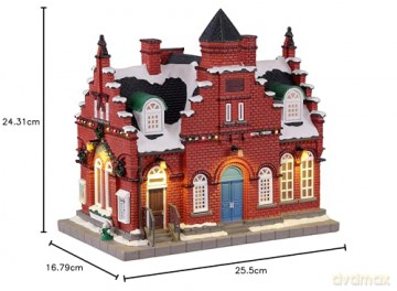 Lemax - Norman Rockwell - Lighted Buildings: Town Offices 1884 - (15808-UK)