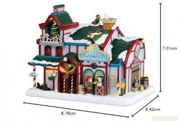 Lemax - Santa's Wonderland - Lighted Buildings: Arctic Animal Sanctuary - (35075)