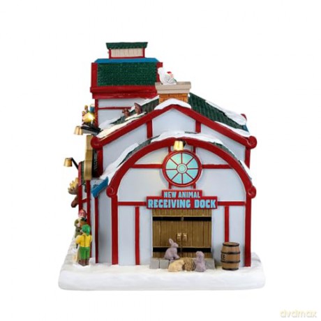 Lemax - Santa's Wonderland - Lighted Buildings: Arctic Animal Sanctuary - (35075)