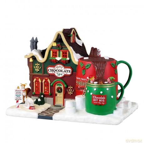 Lemax - Santa's Wonderland - Lighted Buildings: Hot Chocolate Spa - (35070)