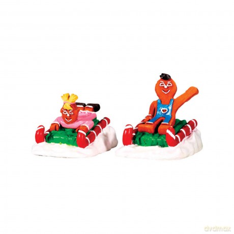 Lemax - Sugar 'n' Spice - Figurine: Sweet Sledding - (62468)
