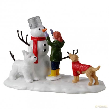 Lemax - Vail Village - Accessory: Doggone Winter Fun - (33634)