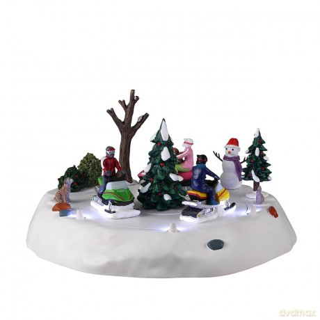 Lemax - Vail Village - Accessory: Snowmobile Fun - (24953)