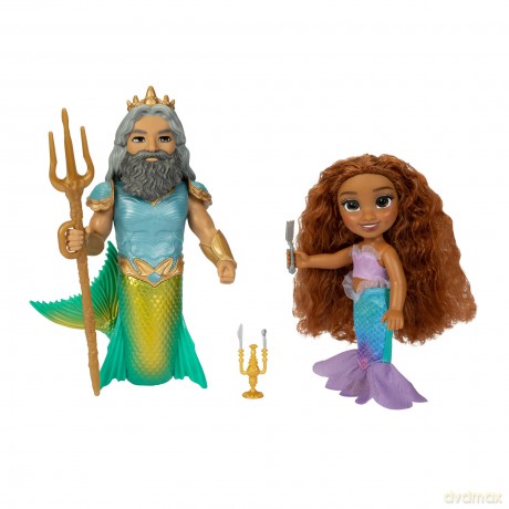 Little Mermaid - Live Action - 6 Petite Ariel And Triton Set