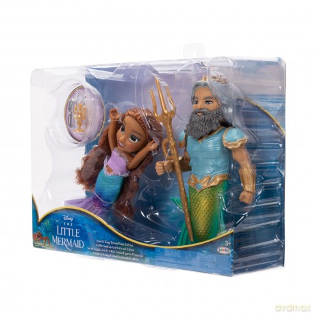Little Mermaid - Live Action - 6 Petite Ariel And Triton Set