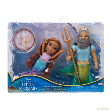 Little Mermaid - Live Action - 6 Petite Ariel And Triton Set