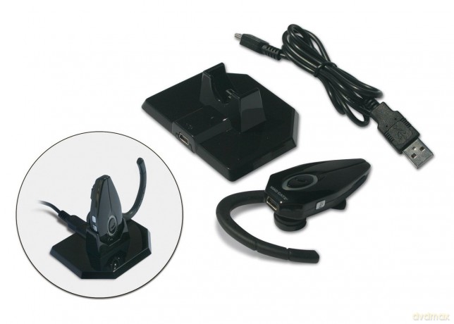 Mad Catz Wireless Bluetooth Headset with Charge Stand [GRA PS3]
