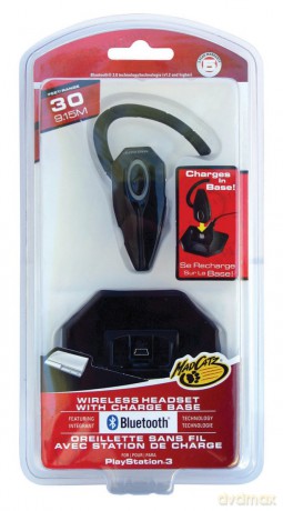 Mad Catz Wireless Bluetooth Headset with Charge Stand [GRA PS3]