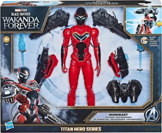 Marvel - Titan Hero Series - Ironheart + Gear Black Panther II