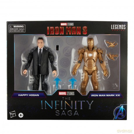 Marvel Legends Series - Happy + Iron Man Pack