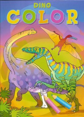 Dino color - Dinozaury [KSIĄŻKA]