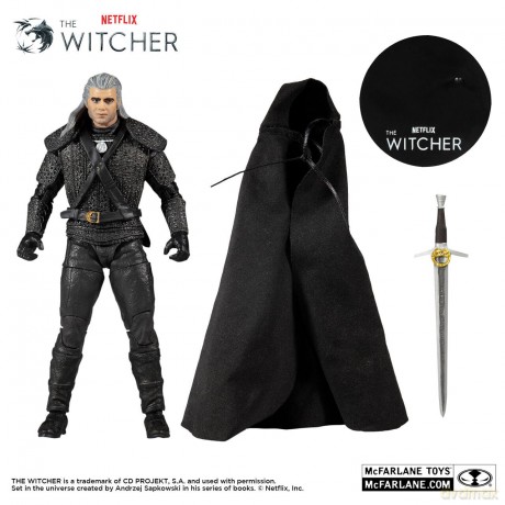 McFarlane Action Figurine - The Witcher (Geralt Of Rivia) [FIGURKA]