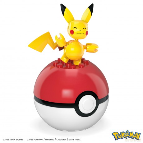 Mega Construx - Pokeball 5 Pack - Paldea Partners (4 new figs + ball)