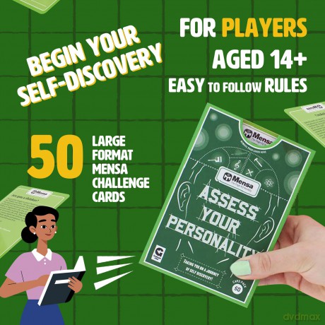 Mensa Assess Your Personality Card Game [GRA PLANSZOWA]