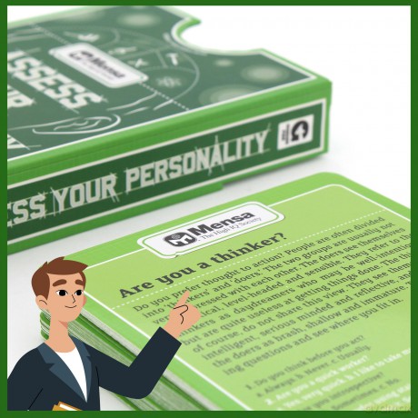 Mensa Assess Your Personality Card Game [GRA PLANSZOWA]