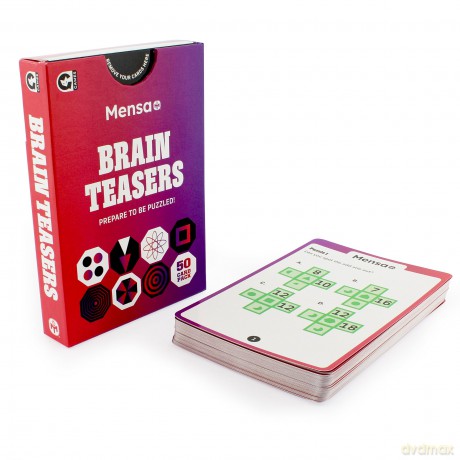 Mensa Brain Teasers Genius Test Card Game [GRA PLANSZOWA]