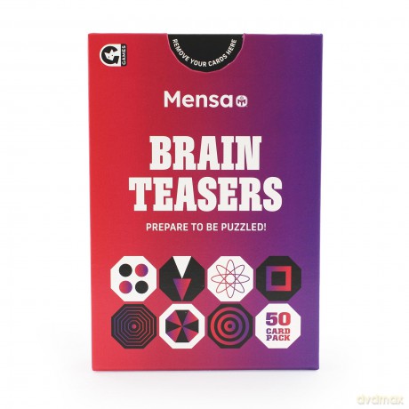 Mensa Brain Teasers Genius Test Card Game [GRA PLANSZOWA]