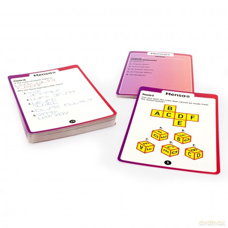 Mensa Brain Teasers Genius Test Card Game [GRA PLANSZOWA]
