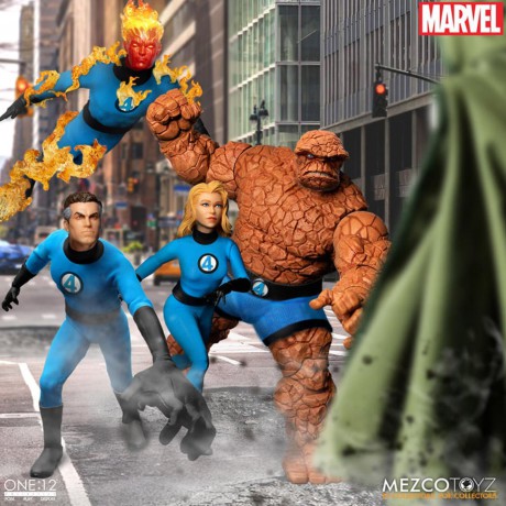 Mezco Fantastic Four ONE:12 Collective Deluxe Steel Box [FIGURKA]