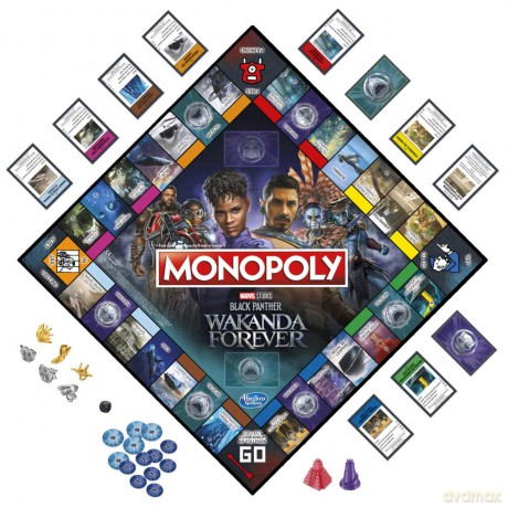 Monopoly - Black Panther Wakanda Forever Edition [GRA PLANSZOWA]