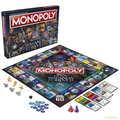 Monopoly - Black Panther Wakanda Forever Edition [GRA PLANSZOWA]