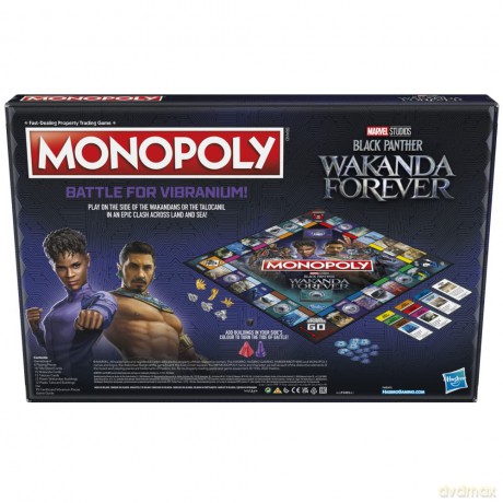 Monopoly - Black Panther Wakanda Forever Edition [GRA PLANSZOWA]