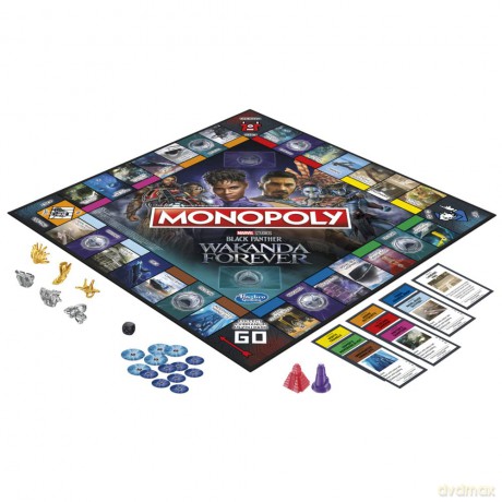 Monopoly - Black Panther Wakanda Forever Edition [GRA PLANSZOWA]