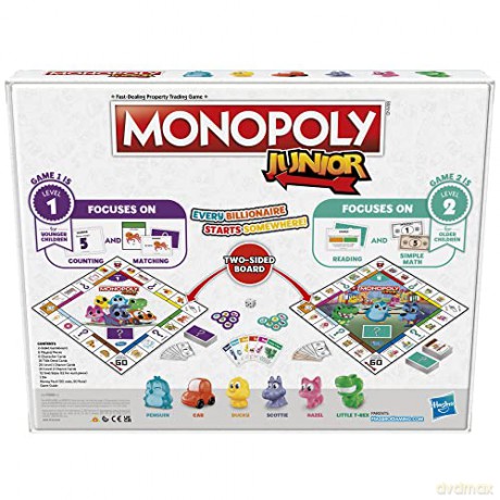 Monopoly - Junior 2 in1 [GRA PLANSZOWA]