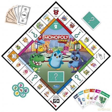 Monopoly - Junior 2 in1 [GRA PLANSZOWA]