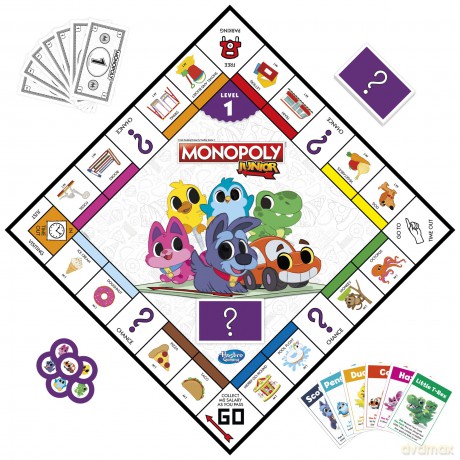 Monopoly - Junior 2 in1 [GRA PLANSZOWA]